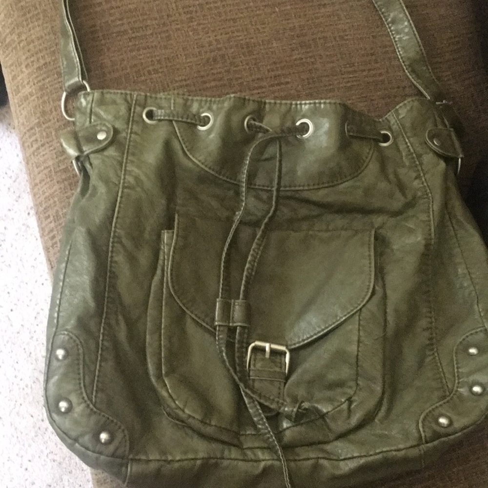 Olive green purse